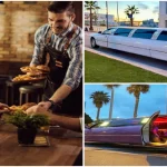 Limusina Lincoln Blanca o Fucsia + Menú Cena