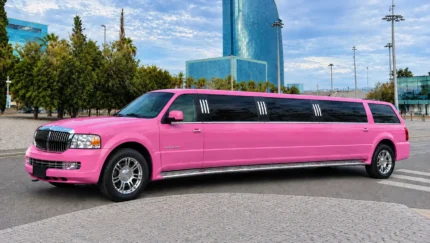 Hummer rosa premium en Barcelona para eventos y celebraciones